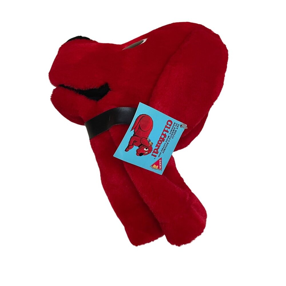 Clifford Hand‎ Puppet The Big Red Dog By Dakin 1990s Plush Toy Red & Black - Picture 4 of 6